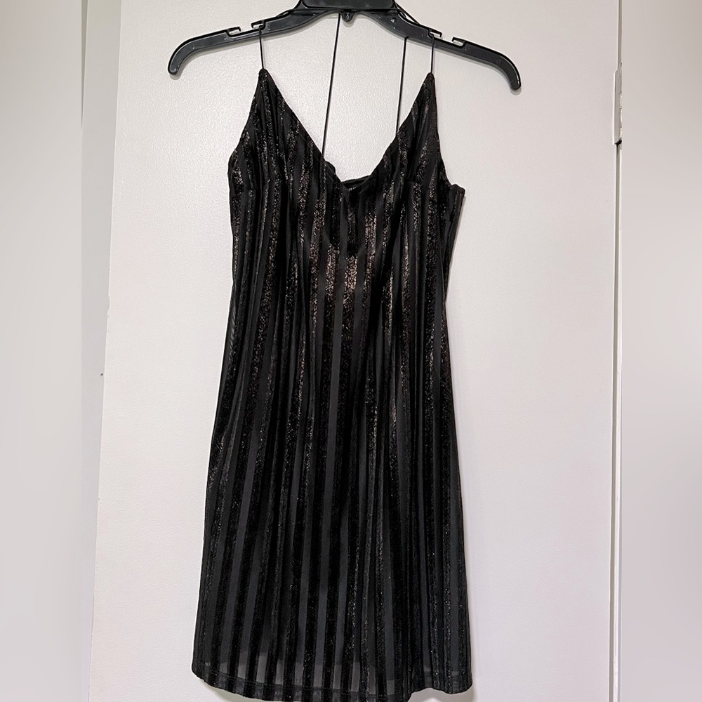 NWT!!! Forever 21 After Dark Collection Black and Gold Knit Dress!!!